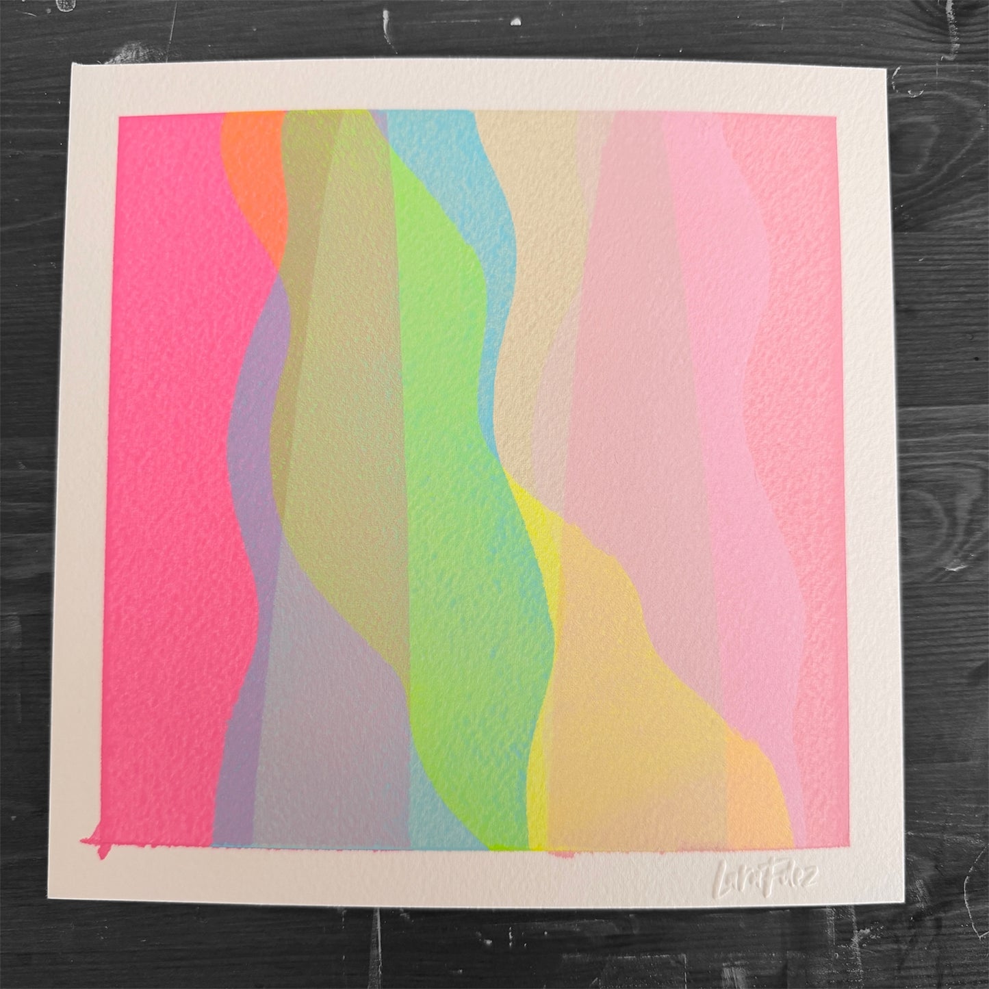 Cotton candy - 8x8”