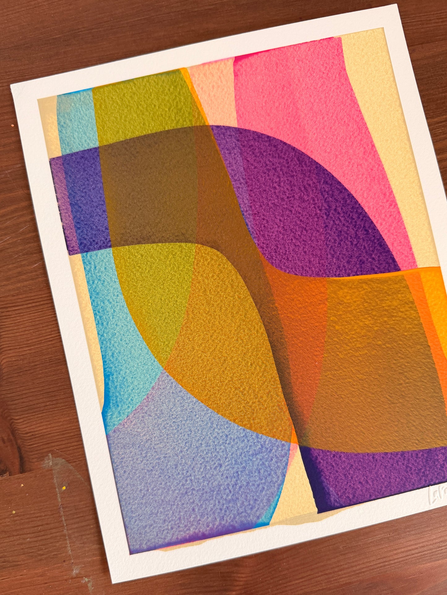 Color study #20 - 8x10"
