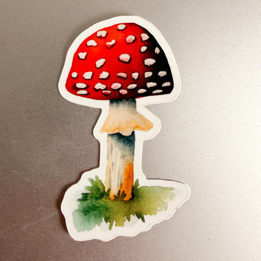 Red Mushroom Sticker