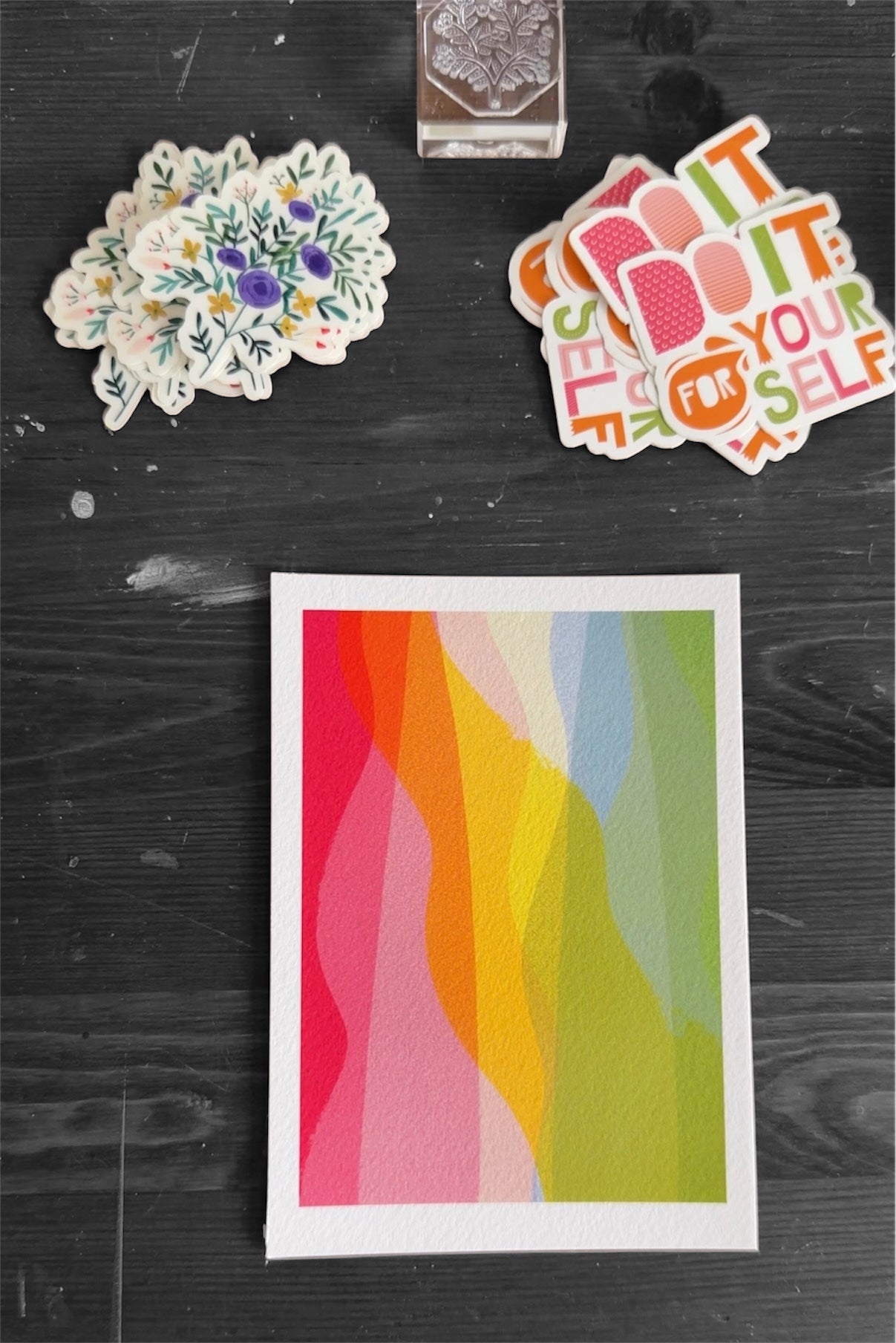 Art Print Club unboxing – fine art print, sticker and handwritten letter