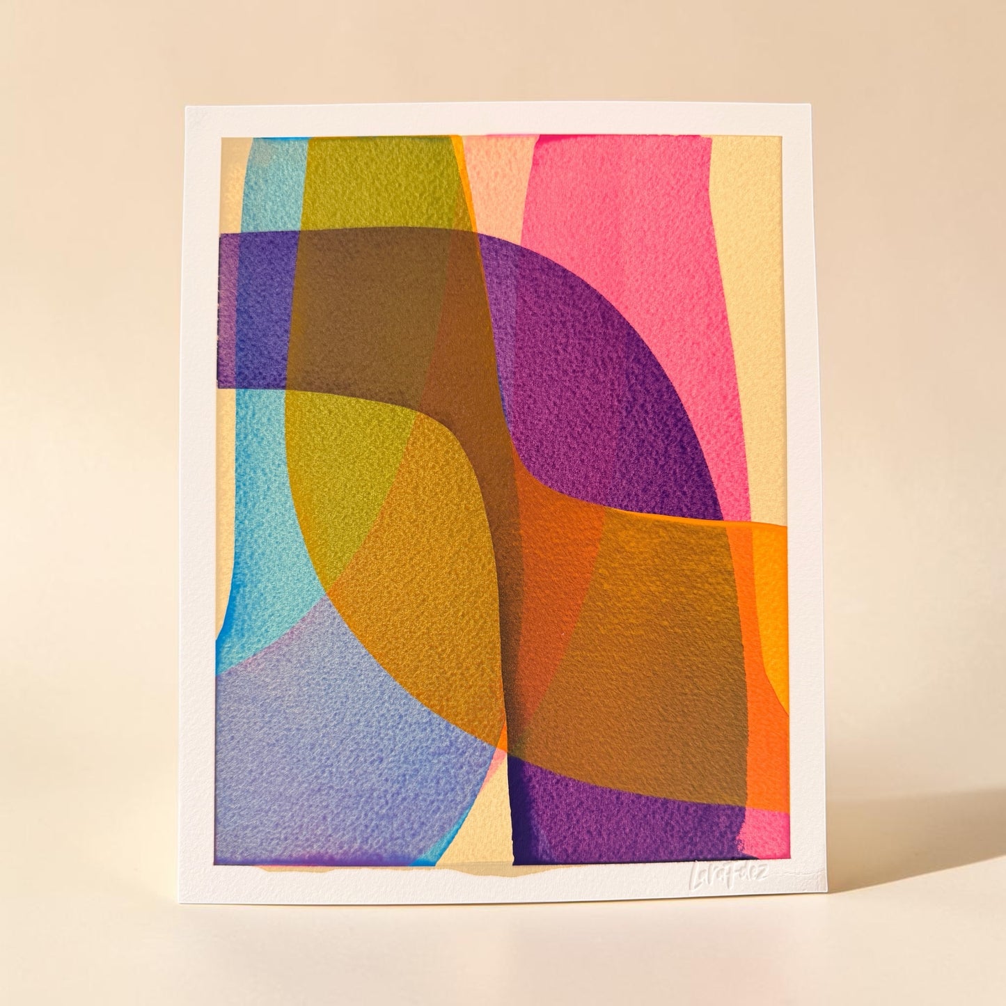Color study #20 - 8x10"